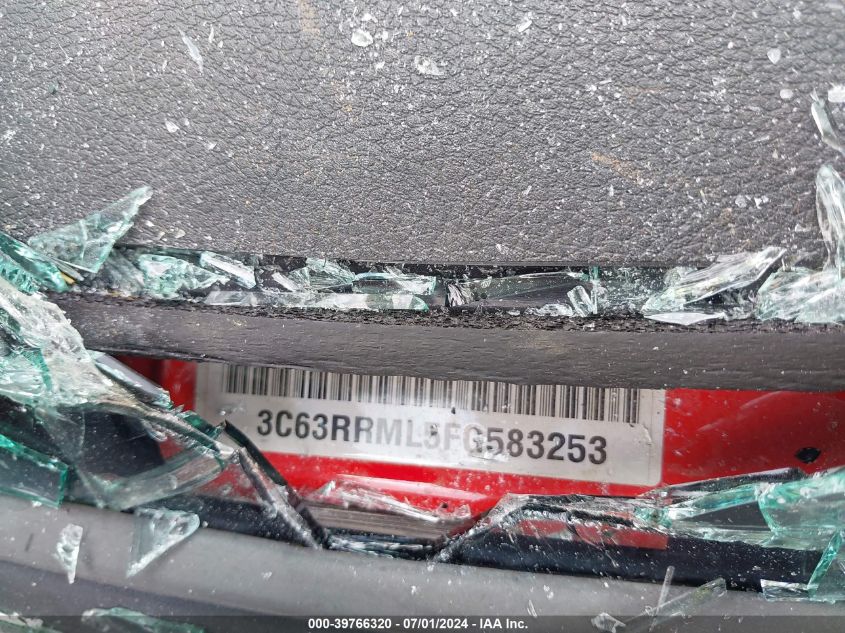 2015 Ram 3500 Laramie VIN: 3C63RRML5FG583253 Lot: 39766320