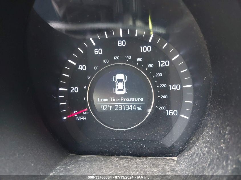 2014 Kia Optima Lx VIN: KNAGM4A79E5512921 Lot: 39766334