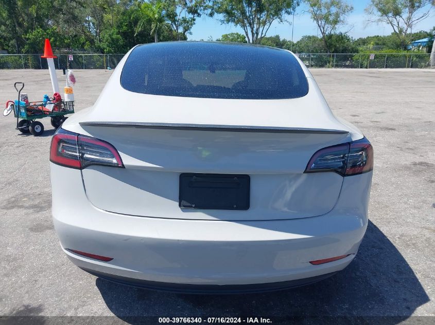 2022 Tesla Model 3 Performance Dual Motor All-Wheel Drive VIN: 5YJ3E1EC6NF361619 Lot: 39766340