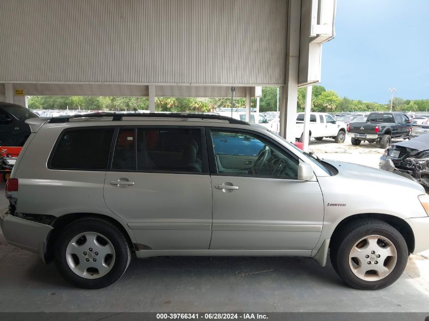 2004 Toyota Highlander Limited V6 VIN: JTEDP21A940009426 Lot: 39766341
