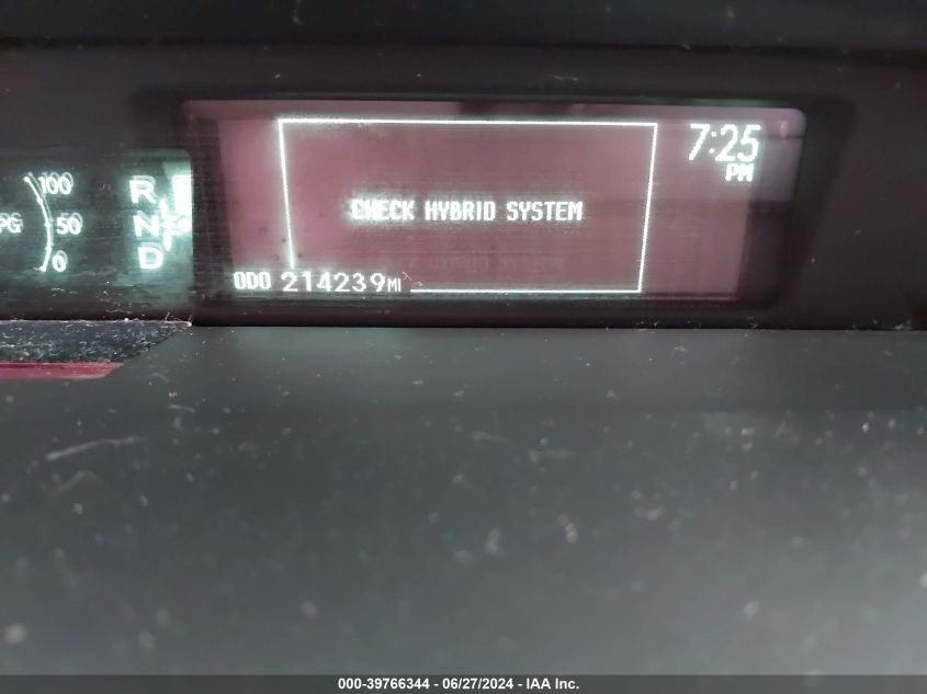 2010 Toyota Prius Ii VIN: JTDKN3DU5A0088943 Lot: 39766344