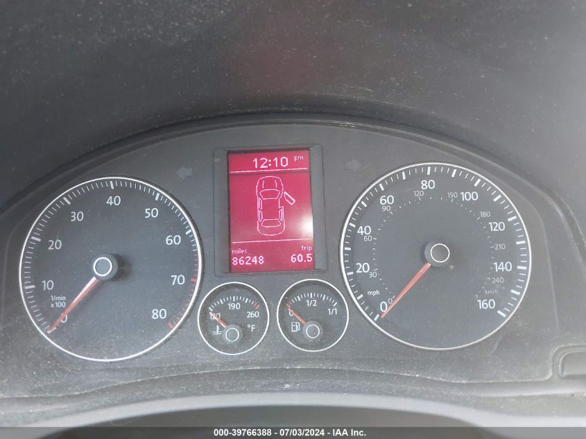 2009 Volkswagen Eos Komfort VIN: WVWAA71F59V021357 Lot: 39766388