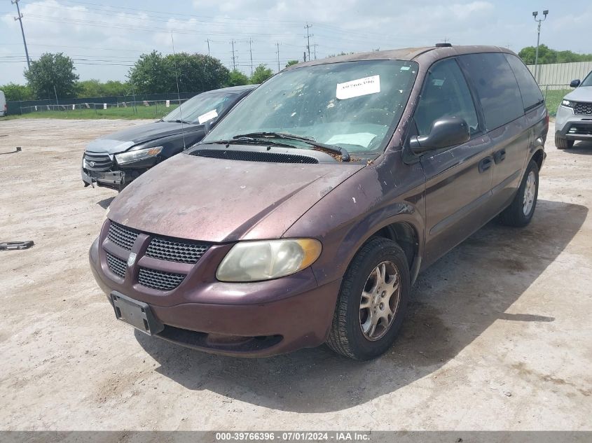 2003 Dodge Caravan Se VIN: 1D4GP25R93B283152 Lot: 39766396