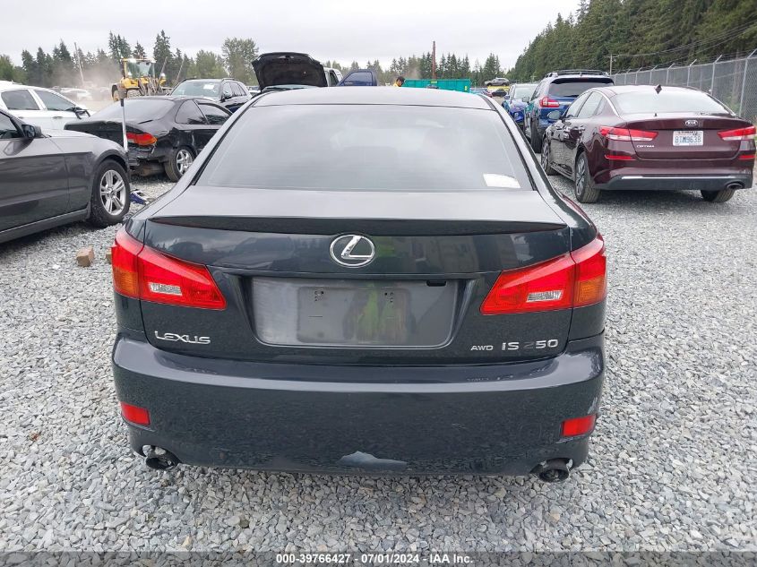 2006 Lexus Is 250 VIN: JTHCK262562008473 Lot: 39766427