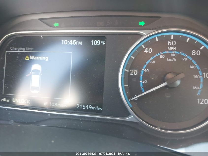 2022 Nissan Leaf S 40 Kwh VIN: 1N4AZ1BV4NC561807 Lot: 39766429