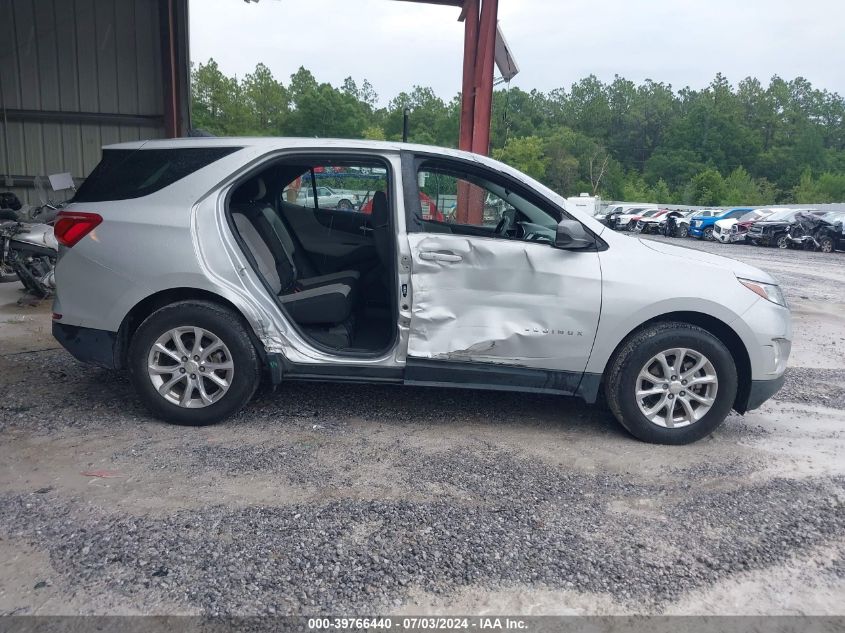 2018 Chevrolet Equinox Ls VIN: 3GNAXHEV2JL128478 Lot: 39766440