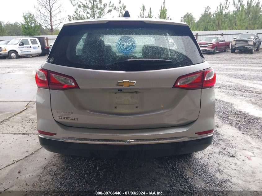 2018 Chevrolet Equinox Ls VIN: 3GNAXHEV2JL128478 Lot: 39766440