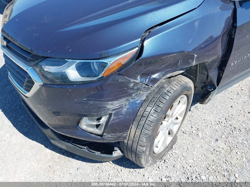 2018 Chevrolet Equinox Lt VIN: 3GNAXSEVXJL361215 Lot: 39766442