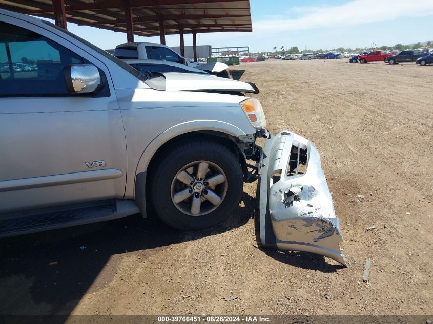 2008 Nissan Armada Se VIN: 5N1AA08DX8N612810 Lot: 39766451