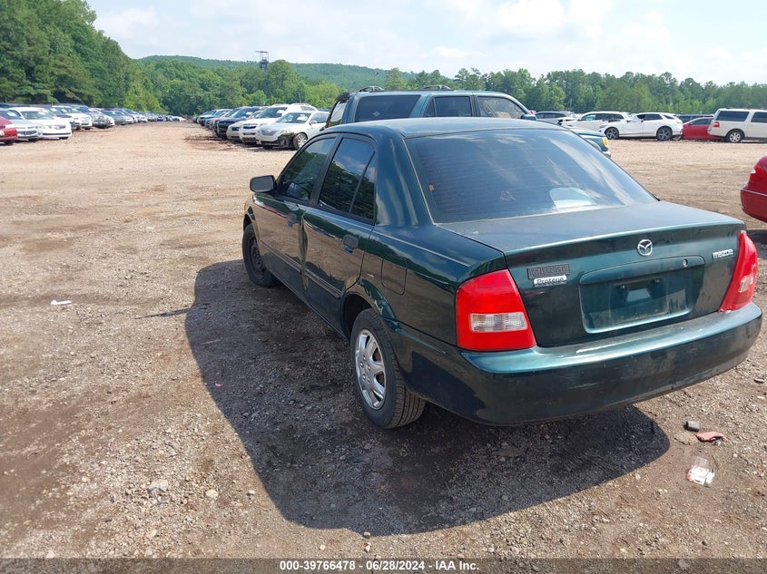 2000 Mazda Protege Dx/Lx VIN: JM1BJ2221Y0258863 Lot: 39766478