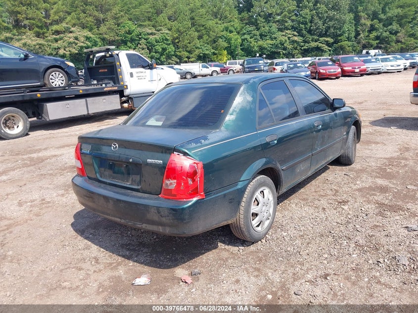 2000 Mazda Protege Dx/Lx VIN: JM1BJ2221Y0258863 Lot: 39766478