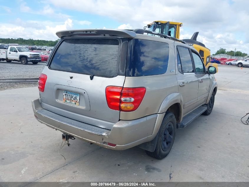 2002 Toyota Sequoia Sr5 V8 VIN: 5TDZT34A42S066635 Lot: 39766479