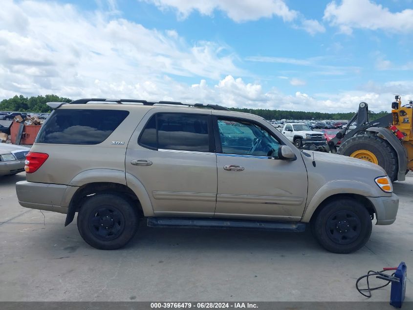 2002 Toyota Sequoia Sr5 V8 VIN: 5TDZT34A42S066635 Lot: 39766479