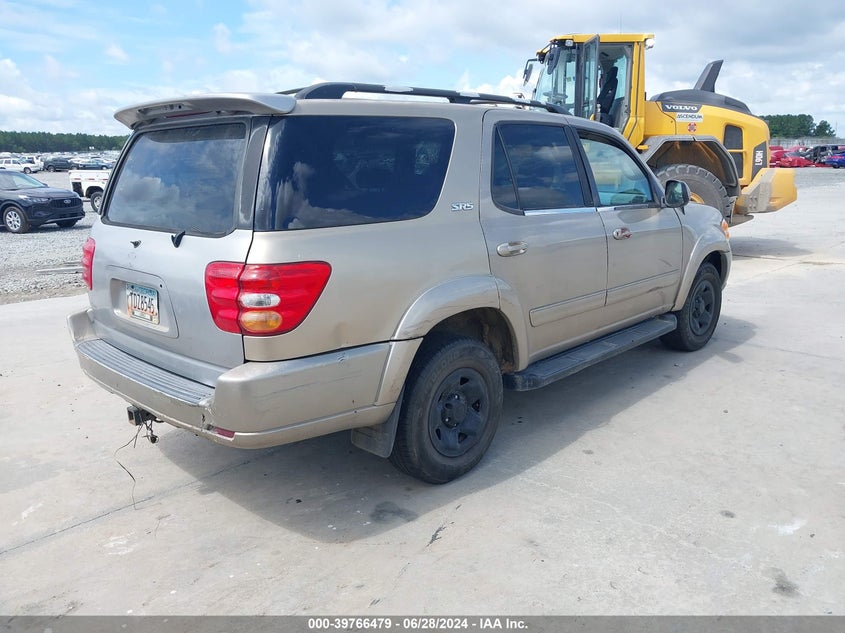 2002 Toyota Sequoia Sr5 V8 VIN: 5TDZT34A42S066635 Lot: 39766479