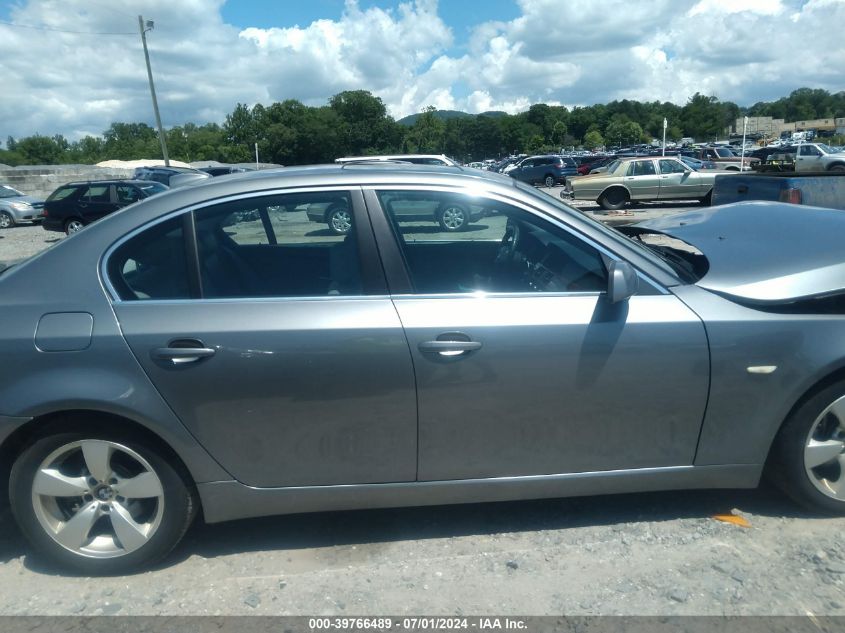 2008 BMW 528I VIN: WBANU53538C117254 Lot: 39766489