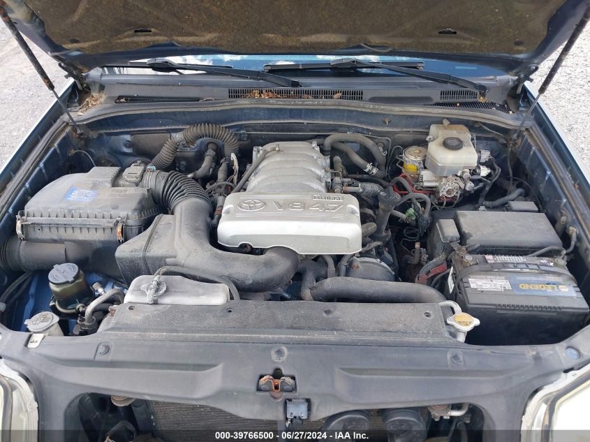 2004 Toyota 4Runner Limited V8 VIN: JTEBT17R640040983 Lot: 39766500