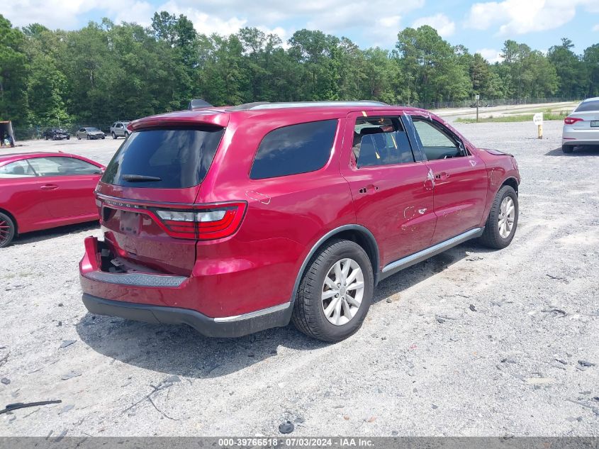 2015 Dodge Durango Sxt VIN: 1C4RDHAG0FC842544 Lot: 39766518