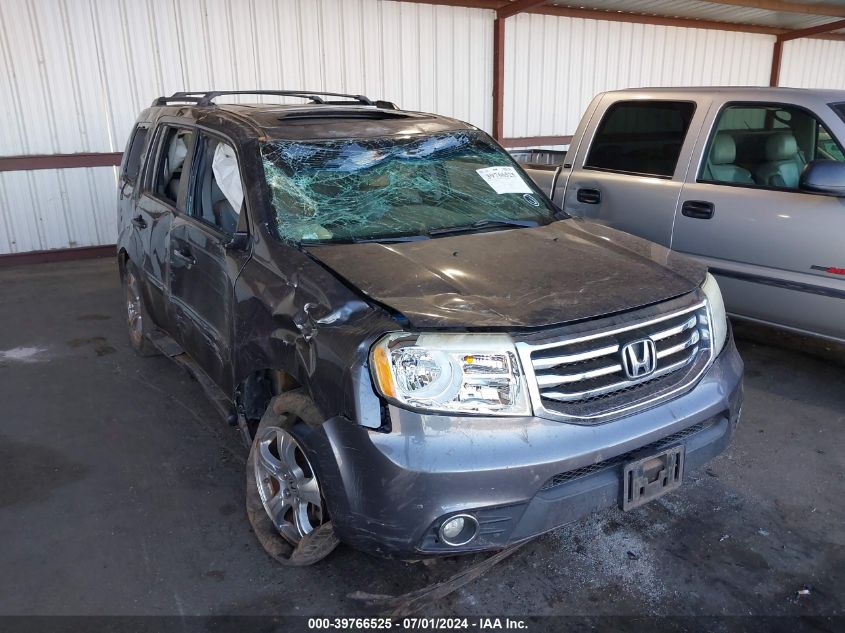 2014 Honda Pilot Ex-L VIN: 5FNYF4H56EB006144 Lot: 39766525