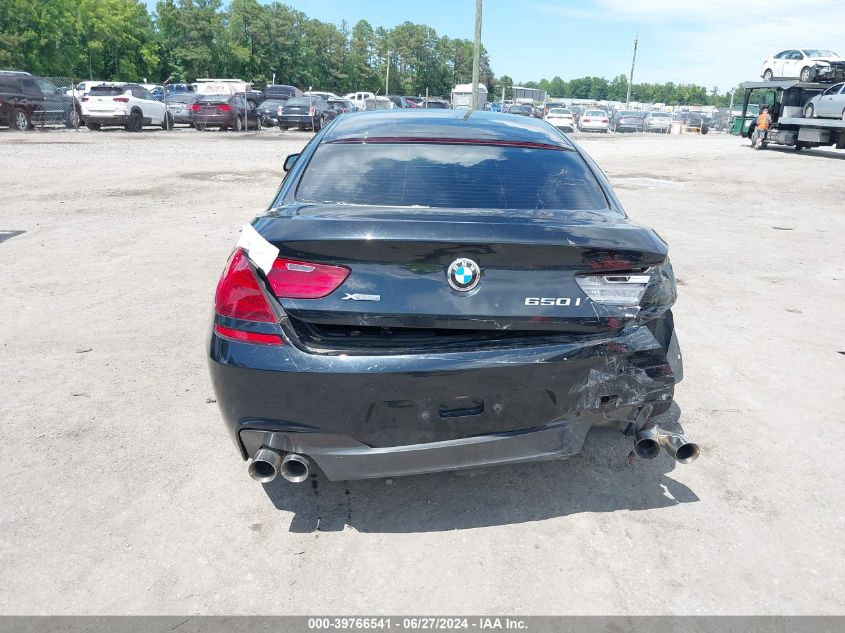 2015 BMW 650I Gran Coupe xDrive VIN: WBA6B4C51FD761170 Lot: 39766541