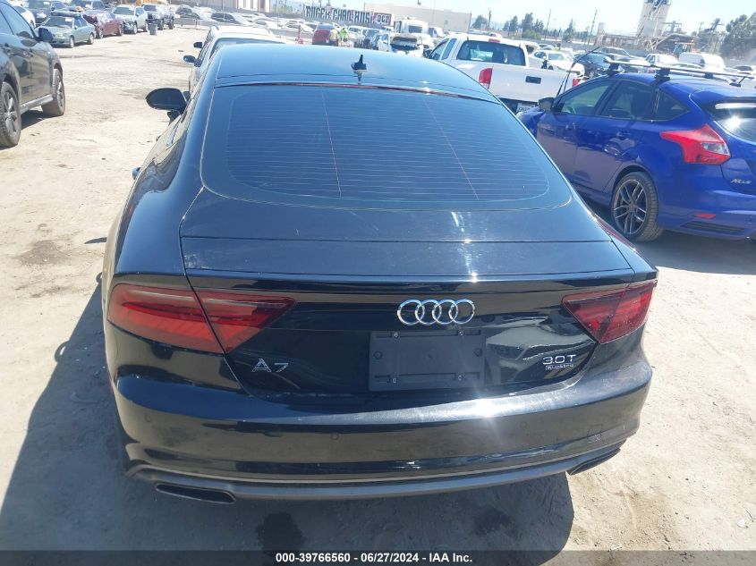 2016 Audi A7 3.0T Premium Plus VIN: WAU2GAFC4GN087231 Lot: 39766560