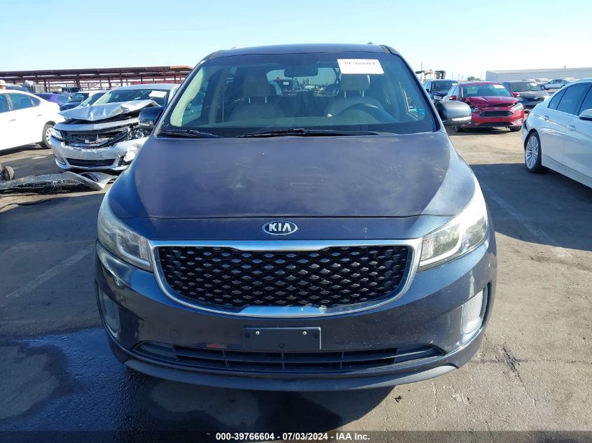 2015 Kia Sedona Lx VIN: KNDMB5C13F6026465 Lot: 39766604