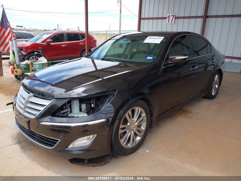 2014 Hyundai Genesis 3.8 VIN: KMHGC4DD1EU259358 Lot: 39766611