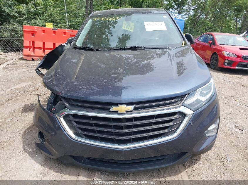 2018 Chevrolet Equinox Ls VIN: 3GNAXREV6JS555609 Lot: 39766621