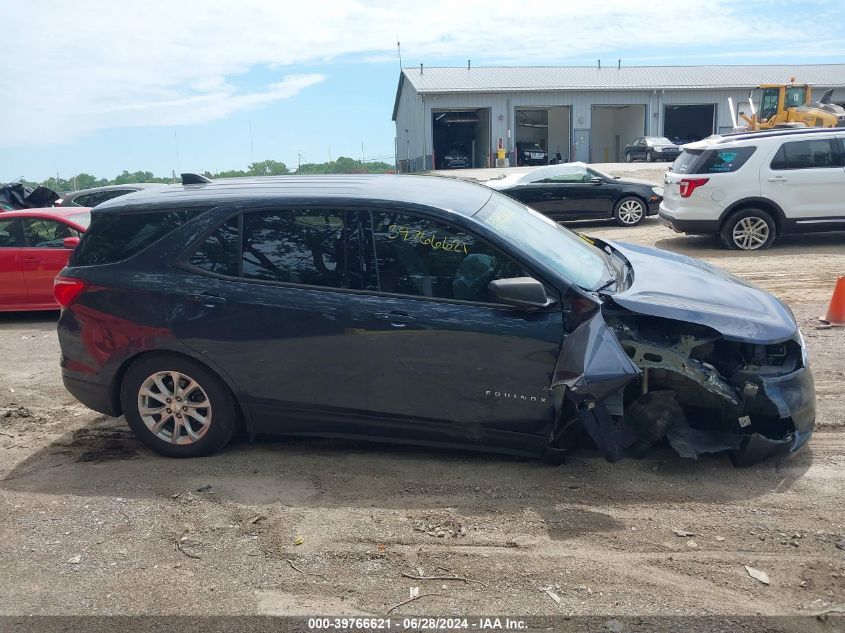 2018 Chevrolet Equinox Ls VIN: 3GNAXREV6JS555609 Lot: 39766621