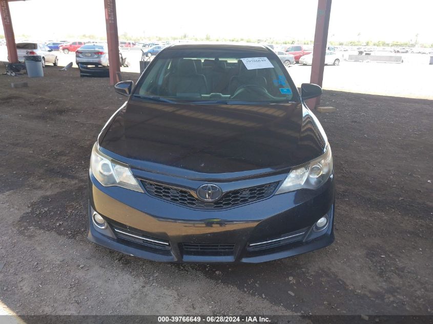 2012 Toyota Camry Se VIN: 4T1BF1FK7CU533574 Lot: 39766649