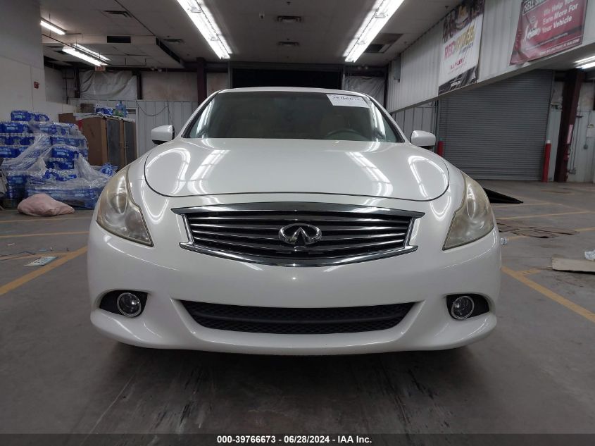 2011 Infiniti G25 Journey VIN: JN1DV6AP8BM600555 Lot: 39766673