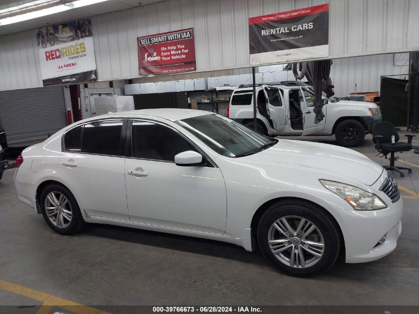 2011 Infiniti G25 Journey VIN: JN1DV6AP8BM600555 Lot: 39766673