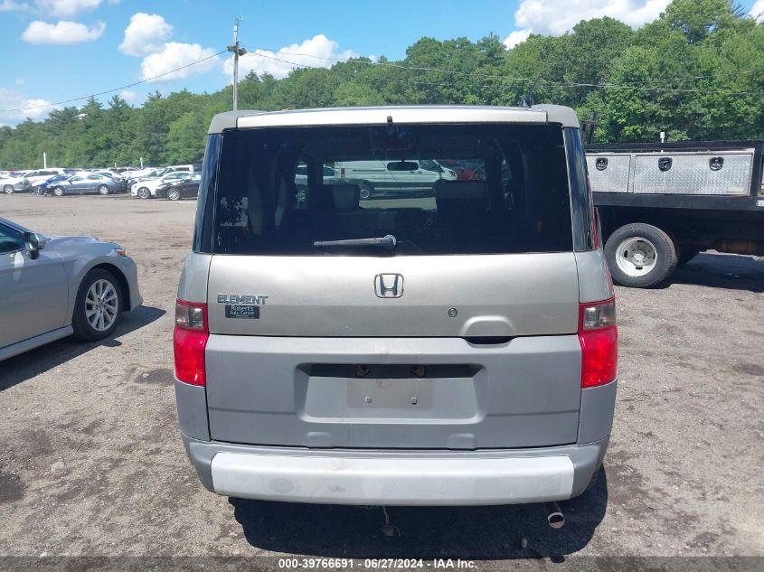 2004 Honda Element Ex VIN: 5J6YH286X4L006208 Lot: 39766691