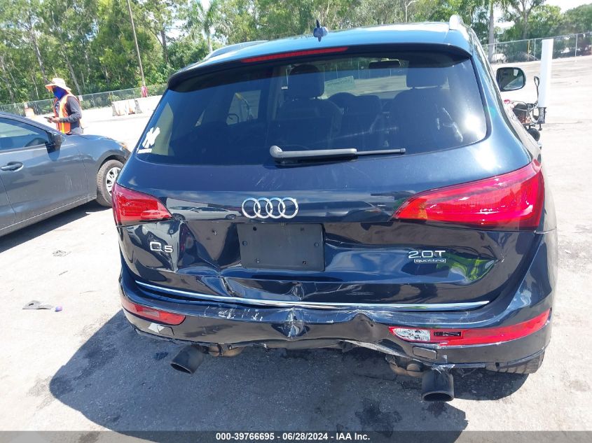 2015 Audi Q5 Premium VIN: WA1CFAFP1FA093193 Lot: 39766695