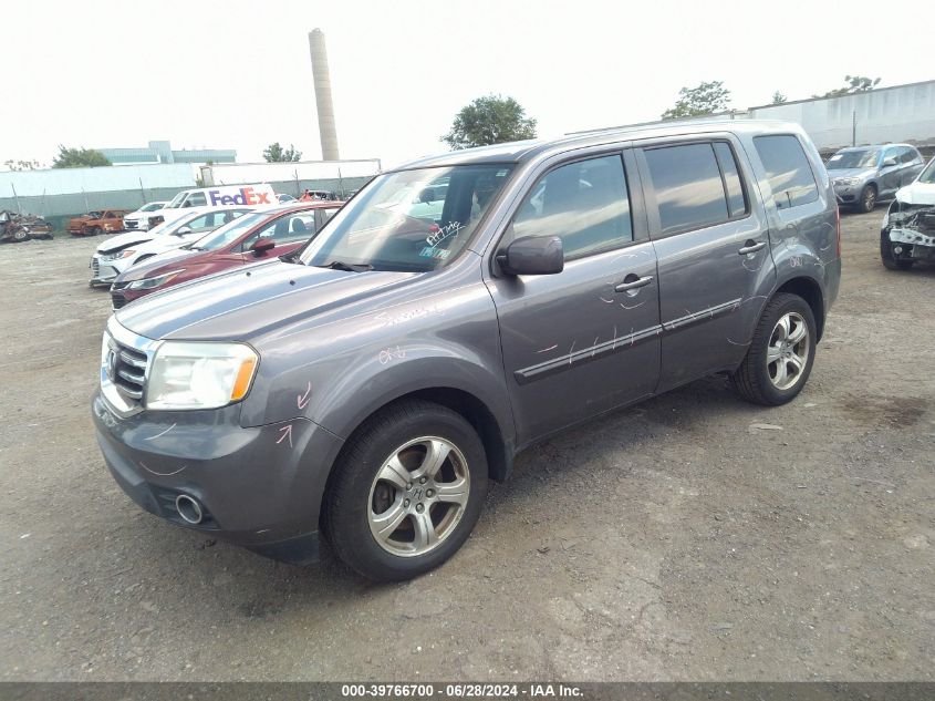 2014 Honda Pilot Ex VIN: 5FNYF4H49EB004377 Lot: 39766700