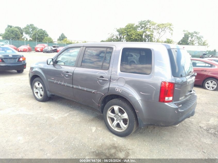 2014 Honda Pilot Ex VIN: 5FNYF4H49EB004377 Lot: 39766700