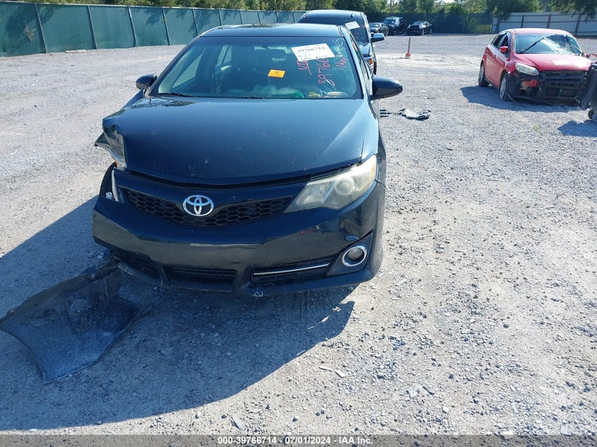 2013 Toyota Camry Se VIN: 4T1BF1FK0DU706076 Lot: 39766714