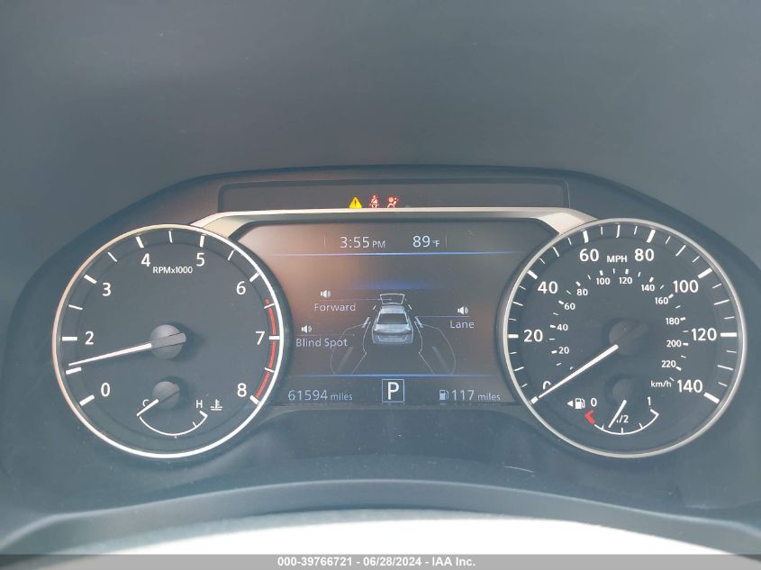 2022 Nissan Altima Sr Fwd VIN: 1N4BL4CV3NN389621 Lot: 39766721