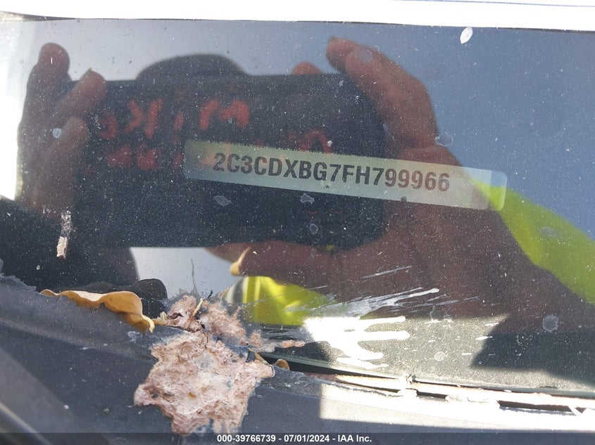 2015 Dodge Charger Se VIN: 2C3CDXBG7FH799966 Lot: 39766739