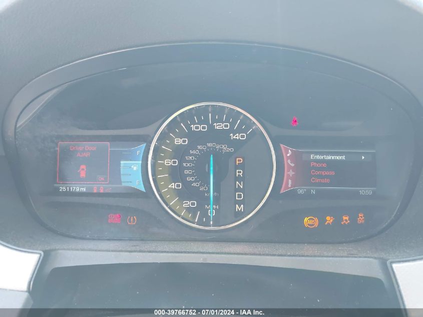 2011 Ford Edge Sel VIN: 2FMDK3JC2BBA79819 Lot: 39766752