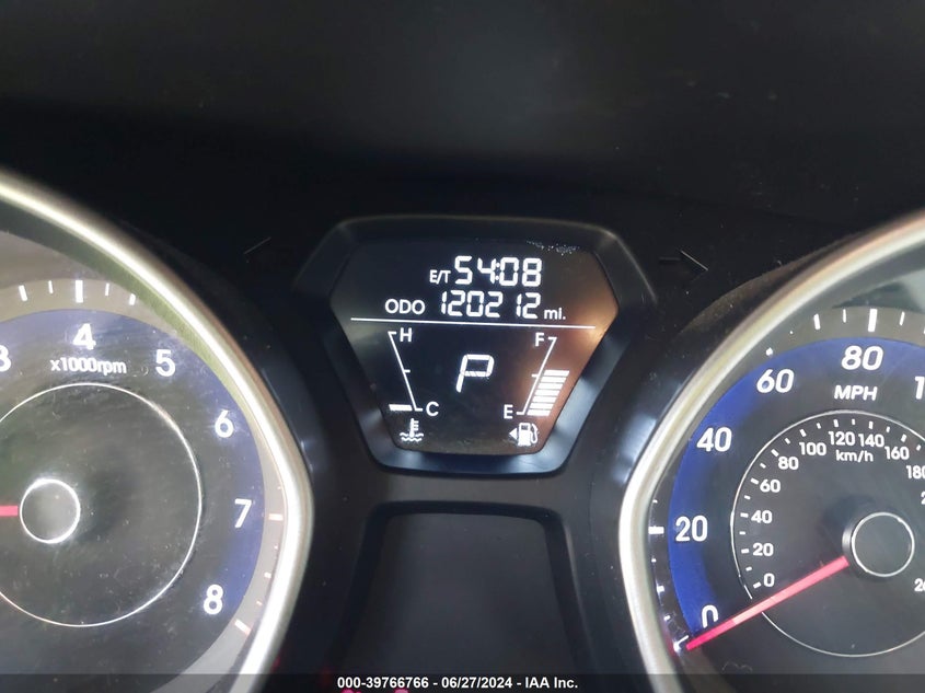 2012 Hyundai Elantra Gls VIN: 5NPDH4AE4CH099442 Lot: 39766766
