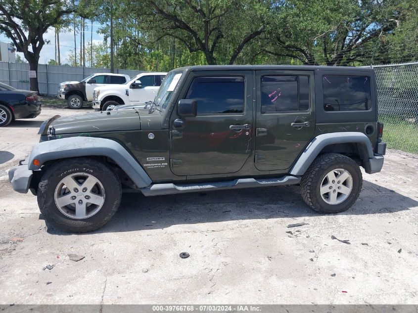 2016 Jeep Wrangler Unlimited Sport VIN: 1C4BJWDG0GL107915 Lot: 39766768