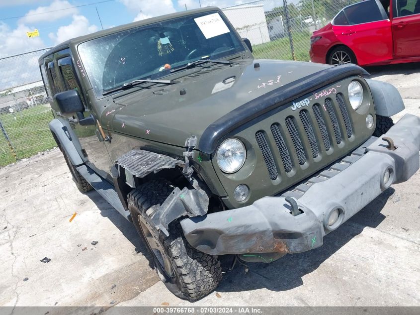 2016 Jeep Wrangler Unlimited Sport VIN: 1C4BJWDG0GL107915 Lot: 39766768