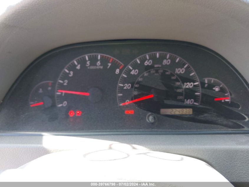 2005 Toyota Camry Std VIN: JTDBE32K953031828 Lot: 39766798