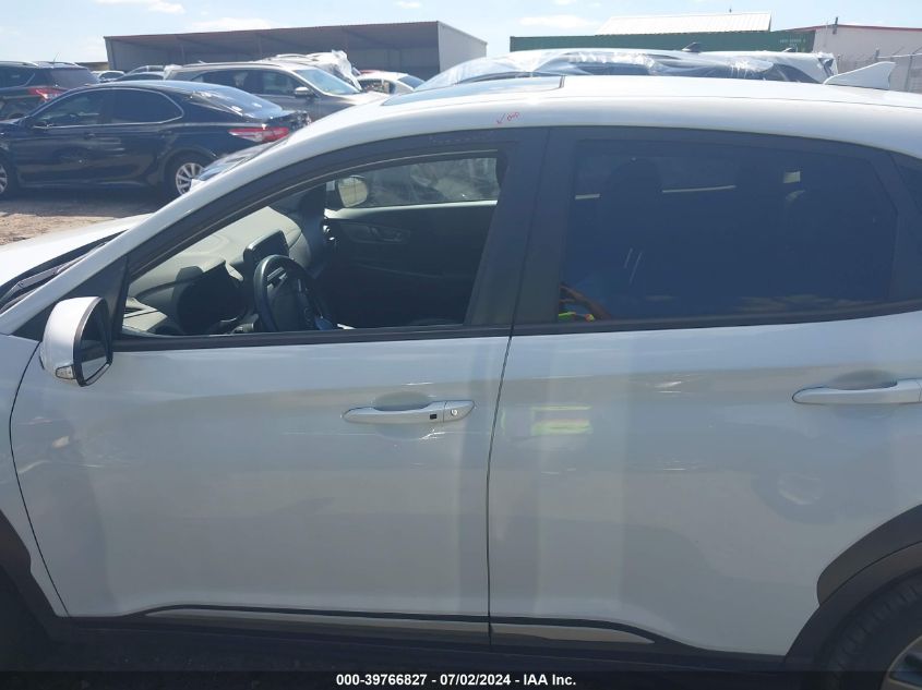 2021 Hyundai Kona Electric Limited VIN: KM8K33AG5MU104751 Lot: 39766827