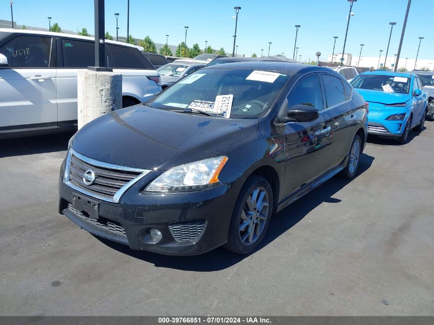 2014 Nissan Sentra Sr VIN: 3N1AB7AP7EY334187 Lot: 39766851