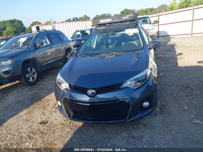 2016 Toyota Corolla S Plus VIN: 5YFBURHE5GP529686 Lot: 39766861