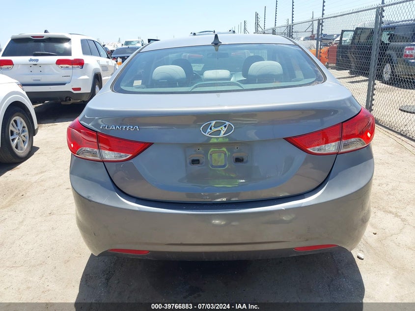 2012 Hyundai Elantra Gls VIN: 5NPDH4AE7CH073031 Lot: 39766883