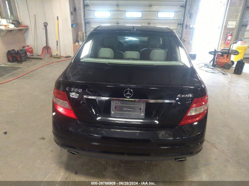 2010 Mercedes-Benz C-Class C 300 Sport/Luxury 4Matic VIN: WDDGF8BBXAF475900 Lot: 39766909