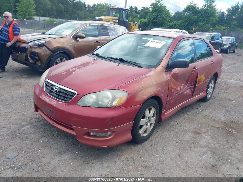 2005 Toyota Corolla S VIN: 2T1BR32E55C508843 Lot: 39766920