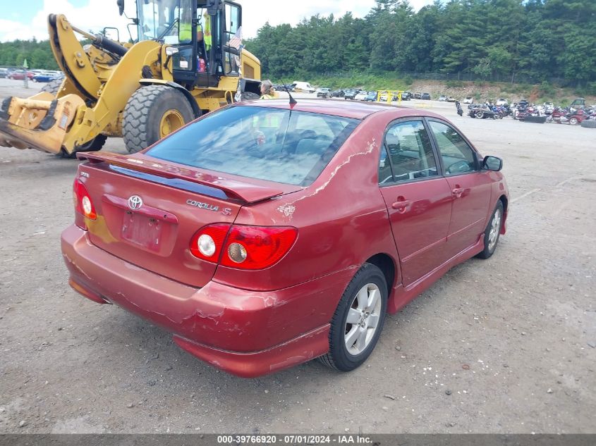 2005 Toyota Corolla S VIN: 2T1BR32E55C508843 Lot: 39766920